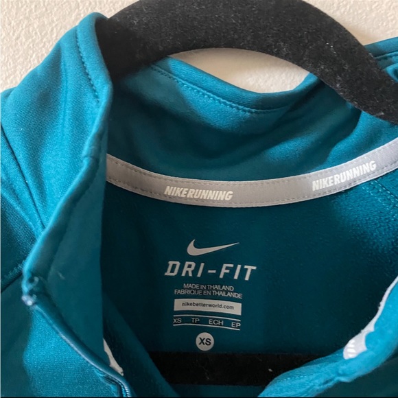 Nike Teal DriFit Half Zip Jacket - Picture 4 of 6